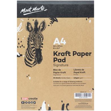 Mont Marte Kraft Paper Pad A4 50 Sheets image