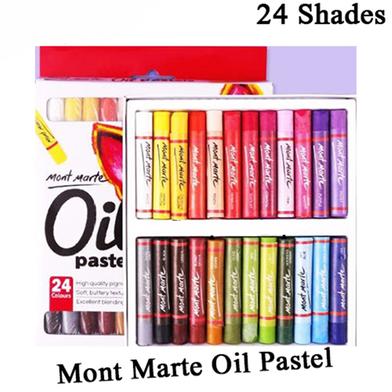 Mont Marte Oil Pastels-24 shades image