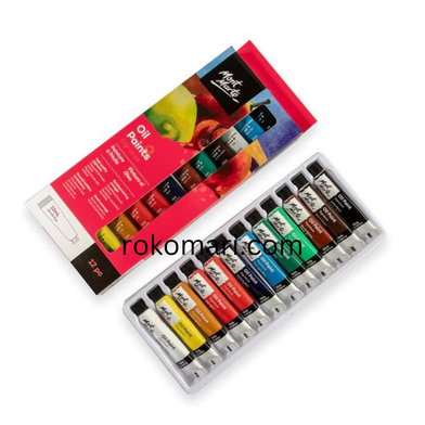 Mont Marte Paint Set - Oil Paint 12pc x 12ml image