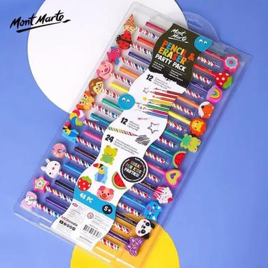 Mont Marte Artist Eraser Pack of 4 Set – TheKalamStore