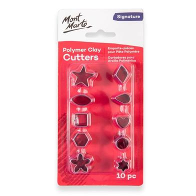Mont Marte Polymer Clay Mini Cutter Set 10pc image