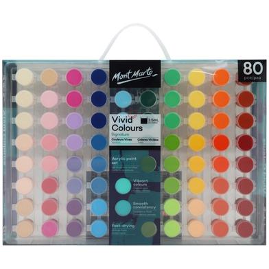 Mont Marte Signature Acrylic Paint Set 80pc image