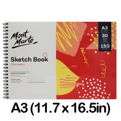 Sketch Book By Mont Marte Discovery A3-30 Sheets image