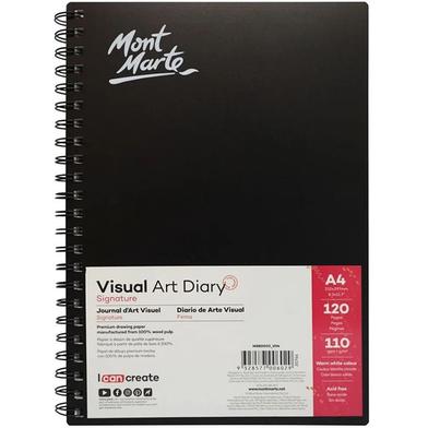 Mont Marte Visual Art Diary A4 110gsm 120 Sheet image
