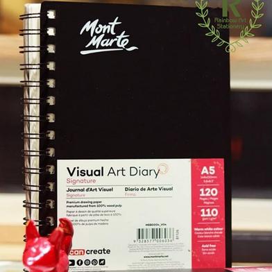 Mont Marte Visual Art Diary A5 110 gsm 120 Sheet image