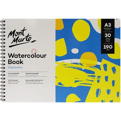Mont Marte Watercolour Book A3 Size (30 Sheets) image