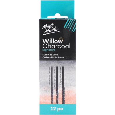 Mont Marte Willow Charcoal, 12 pcs image