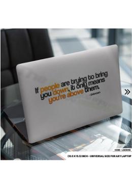 DDecorator Motivational Quote Laptop Sticker image