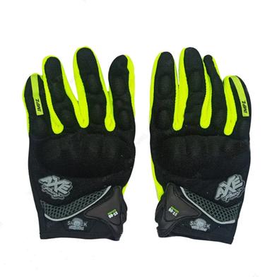 Motorcycle Racing Full Hand Gloves (gloves_a131_g_xl) image