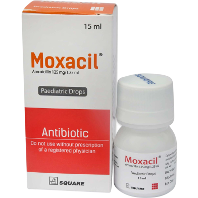 Moxacil 15ml Pediatric Drops 15ml Bottle image