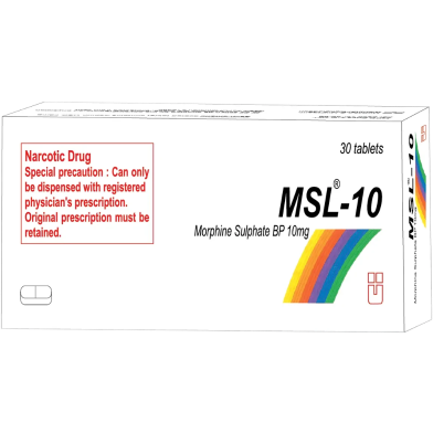 Msl 10 mg Tablet 10'S Strip image