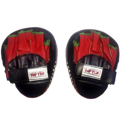 Multi-Purpose Karate Boxing Mitt Training Focus Punch Pads Gloves Pop - Leather image