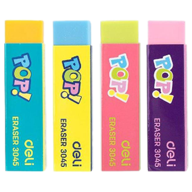 Multicolor Apsara Pop Eraser (Assorted) 1 Pcs image