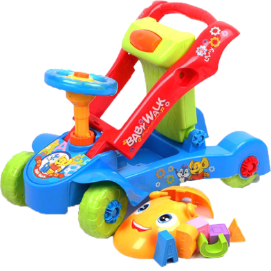 Multifunctional Educational Baby Walker Ride On Toys 2 in 1 -125107220 image