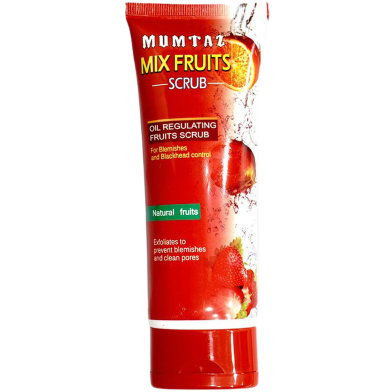 Mumtaz Mix Fruits Scrub - 120gm image