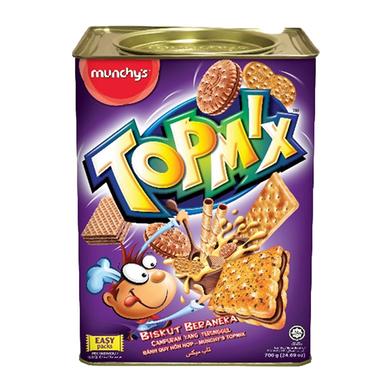 Munchys Topmix Biscuits Tin 700gm (Malaysia) - 145300061 image