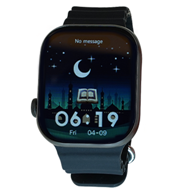 Muslim Smartwatch M9 Pro Max – Black Color image