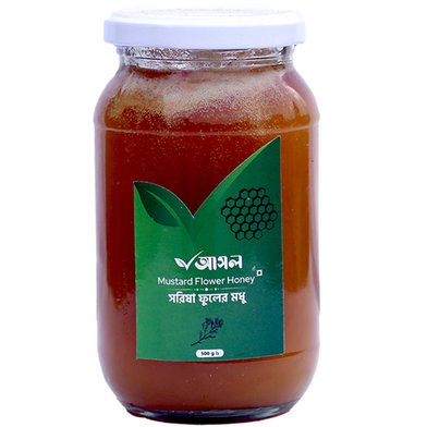Ashol Mustard Flower Honey (Sorisa Fhulera modhu) - 500Gm image