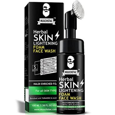 Muuchstac Herbal Skin Lightening Foam Face Wash 100ml image