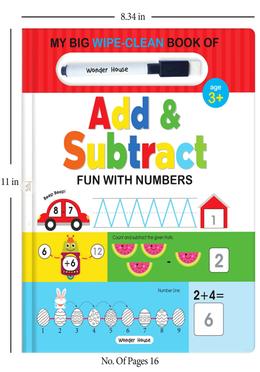 My Big Wipe And Clean Book of Add And Subtract image