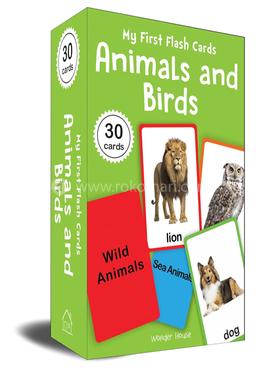 My First Flash Cards Animal And Birds - 30 cards image