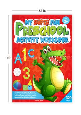 My Super Fun Preshool Activity Workbook for Children image