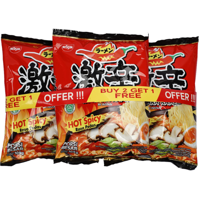 NISSIN Nissin Gekikara Ramen Hot Spicy 109g (BUY2, GET1) FREE image