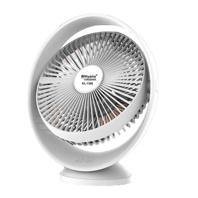 NIYAMA KL-1308 Rechargeable Table Fan With LED Light. image