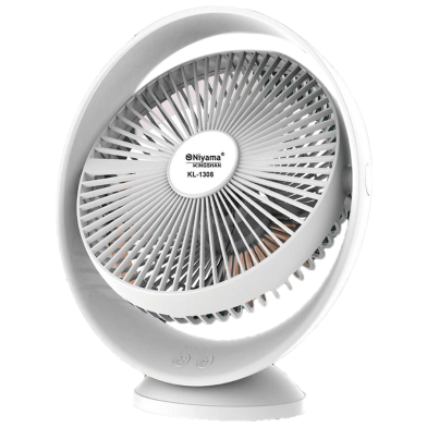 NIYAMA KL-1308 Rechargeable Table Fan With LED Light. image