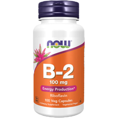 NOW B-2 100mg 100 Veg Capsules image