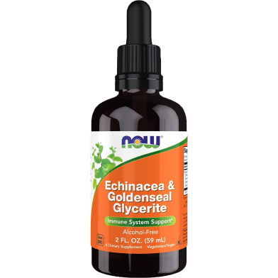 NOW Echinacea and Goldenseal Glycerite 59 ml image