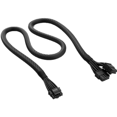 NZXT 12VHPWR 16-Pin to Dual 8-Pin PCIe 5.0 PSU Adapter Cable image