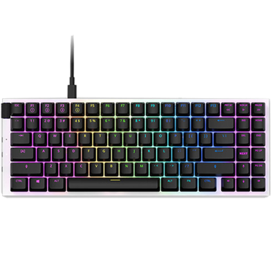 NZXT Function Mini TKL (KB-175US-WR) Red Switch Compact Mechanical Keyboard - White image