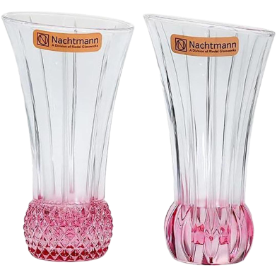 Nachtmann Crystal Spring Flower Vase 2 pcs set Pink - 103593 image