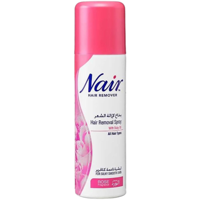 Nair Rose Fra. Hair Removal Spray With Baby Oil 200 ml image