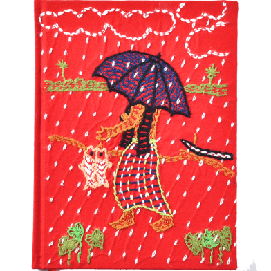 Nakshi Notebook - Red illshaguri image