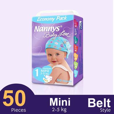 Nannys Baby Love Belt System Baby Diaper - (Mini) (2-5kg) (50pcs) image
