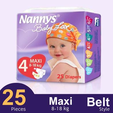 Nannys Baby Love Belt System Baby Diaper (Maxi) (8-18kg) (25pcs) image