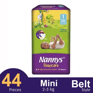 Nannys Flexicare Belt System Baby Diaper (Mini) (2-5kg) (44pcs) image