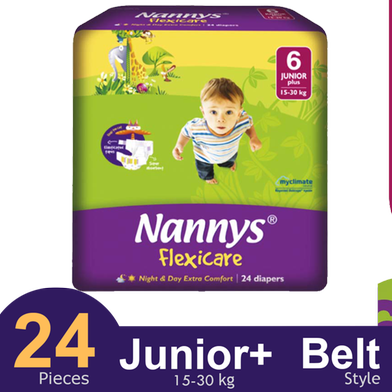 Nannys Flexicare Belt System Baby Diaper (Mini plus) (4-6kg) (44pcs) image