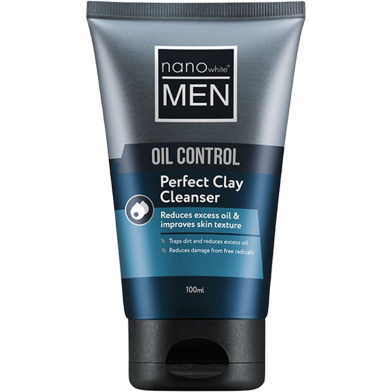 Nano White Men Oil Control Perfect Clay Cleanser 100 ml image