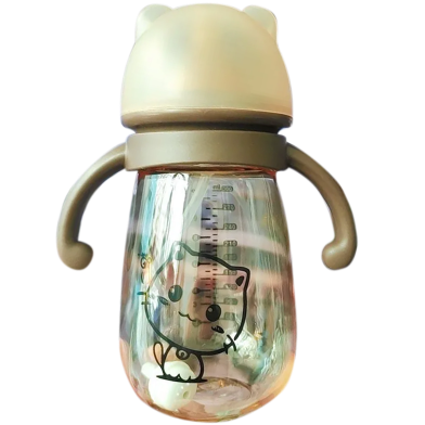 Nano Wide-Neck Feeding Bottle With Handle 240ml 1Pcs image