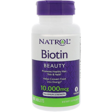 Natrol Biotin 10000 mcg - 100 Counts image