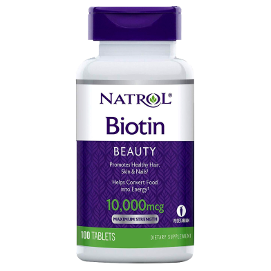 Natrol Biotin Fast Dissolve 10,000mcg - 100 Tablets image