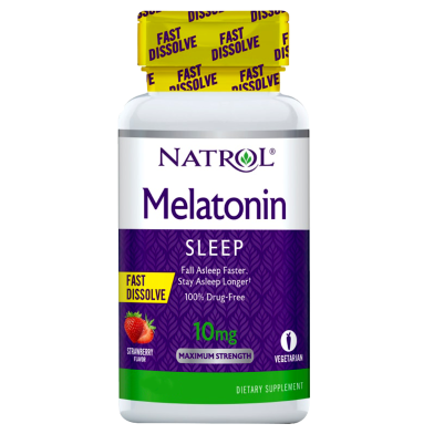 Natrol Melatonin 10mg Fast Dissolve Maximum Strength - 100 Tablets image