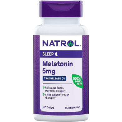 Natrol Melatonin Time Release Tablets 5mg - 100 counts image