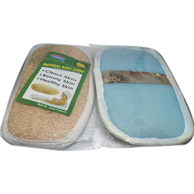Natural Loofah Body Brush Bath Sponge - 1 Pcs image