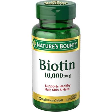 Nature'S Bounty Biotin 10000 MCG - 120 Counts image