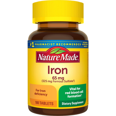 Nature Made Iron 65 mg 180 Tablets image