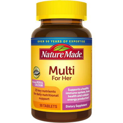 Nature Made Multi for Her Women’s Multivitamin - 90 Tablets image